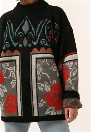 90S FRANCE VINTAGE OLDSCHOOL OXBOW SWEATER JUMPER 16152