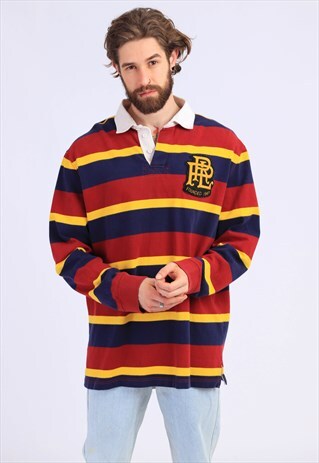 VINTAGE POLO RALPH LAUREN LONG SLEEVE POLO SHIRT