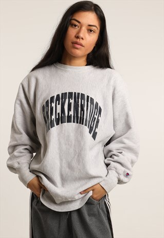 VINTAGE CHAMPION COLLEGE PRINT SWEATSHIRT
