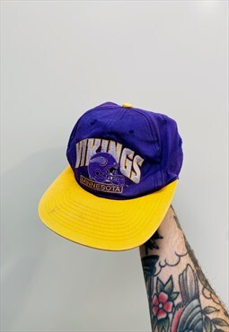 Vintage 90s Minnesota vikings Embroidered hat cap