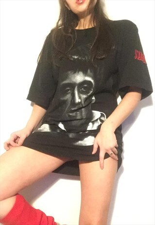 VINTAGE 90S UNISEX SCARFACE HIP HOP TSHIRT TOP