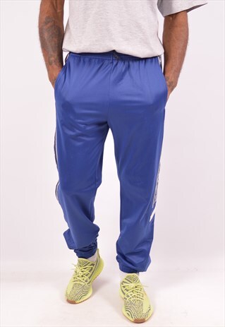 VINTAGE ASICS TRACKSUIT TROUSERS BLUE