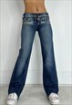 VINTAGE Y2K MISS SIXTY JEANS DISTRESSED LOW RISE BOOTCUT 90S