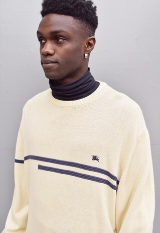 RARE VINTAGE 90S BURBERRY KNIT JUMPER