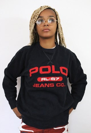 POLO RALPH LAUREN CREW NECK JUMPER SWEATER SWEATSHIRT