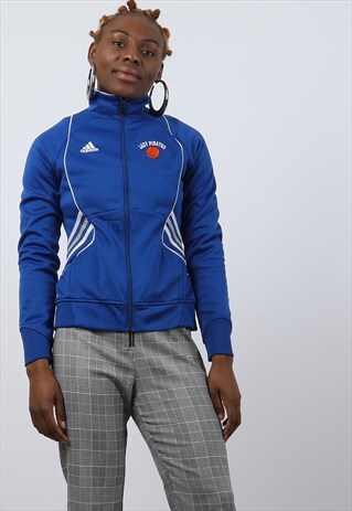 VINTAGE ADIDAS SMALL BLUE TRACK JACKET