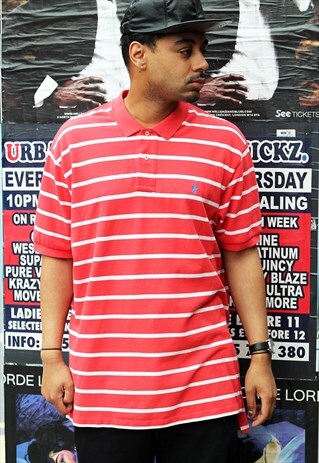 VINTAGE RALPH LAUREN STRIPED POLO SHIRT