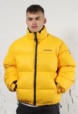 tommy hilfiger yellow puffer