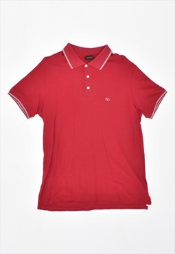 Vintage 90's Valentino Polo Shirt Red
