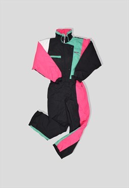 Vintage 80s FILA Colour Block Full Snow Ski Suit