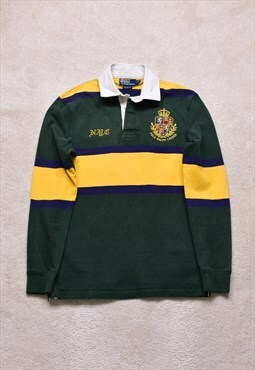 Vintage Polo Ralph Lauren Striped Rugby Polo Top