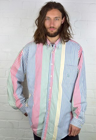 VINTAGE 90'S NAUTICA STRIPED SHIRT