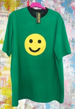 Short Sleeve Tee with sew on smiley