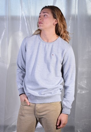 VINTAGE TOMMY HILFIGER GREY SWEATSHIRT