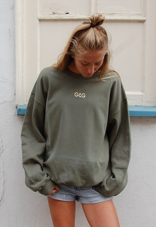 G&G MILITARY GREEN SWEATER