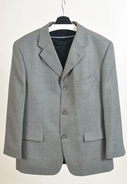 VINTAGE 90S blazer jacket in grey