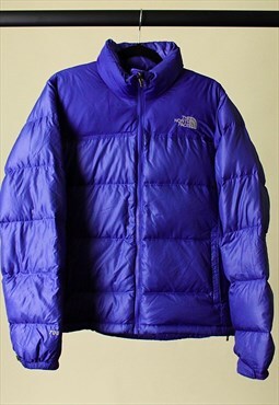 Vintage 90s The North Face Puffer Jacket in Blue