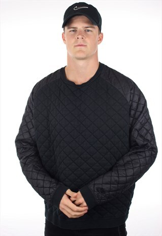 VINTAGE NIKE QUILTED SWEATSHIRT JUMPER