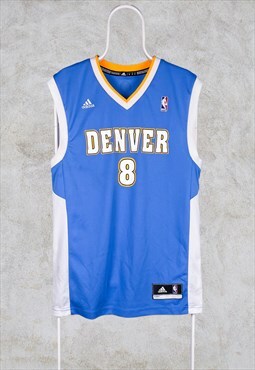 Denver Nuggets NBA Basketball Jersey 8 Gallinari Blue Small