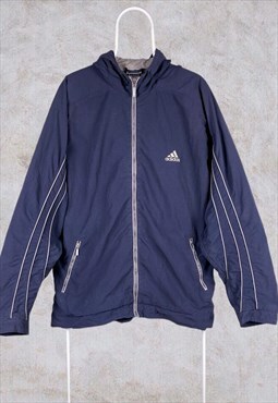 Vintage Adidas Jacket Blue XL