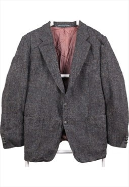 Harris Tweed 90's Tweed Wool Jacket Button Up Long Sleeve Bl