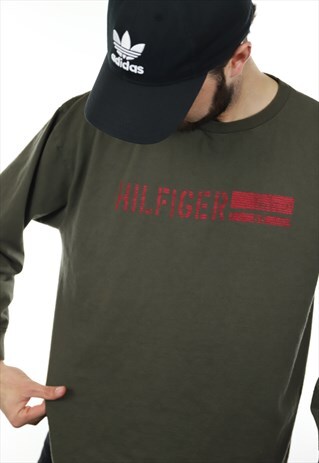 VINTAGE TOMMY HILFIGER LONG SLEEVE T SHIRT TEE