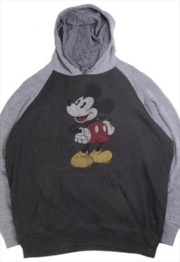 Disney  Mickey Mouse Pullover Hoodie XLarge Grey