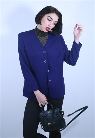 1980'S PURPLE BLAZER
