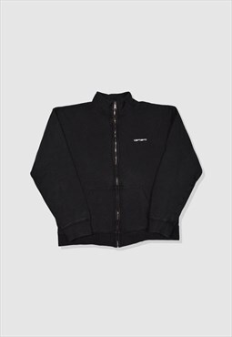 Vintage 90s Carhartt Embroidered Logo Sweatshirt in Black
