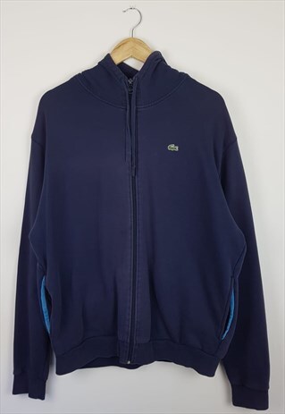 VINTAGE LACOSTE HOODIE BLUE