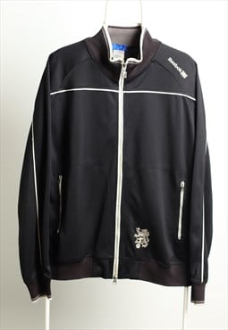 Vintage Reebok RFC Sportswear Track Jacket Logo Black