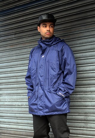 VINTAGE UNISEX HELLY HANSEN WATERPROOF WINDBREAKER JACKET
