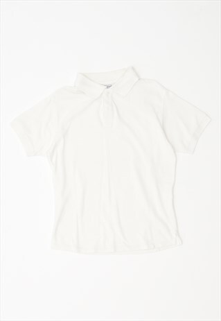 VINTAGE CHAMPION POLO SHIRT WHITE