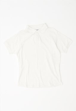 Vintage Champion Polo Shirt White