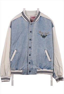 Vintage 90's J.Arcaro Denim Jacket Bomber Jacket Denim