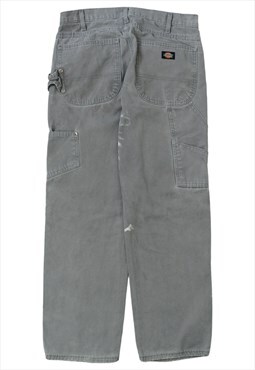 Vintage Dickies Workwear Grey Carpenter Trousers Mens