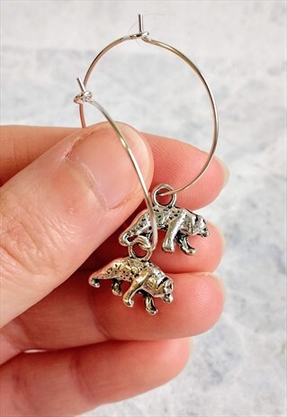 LITTLE BEAR HOOP EARRINGS