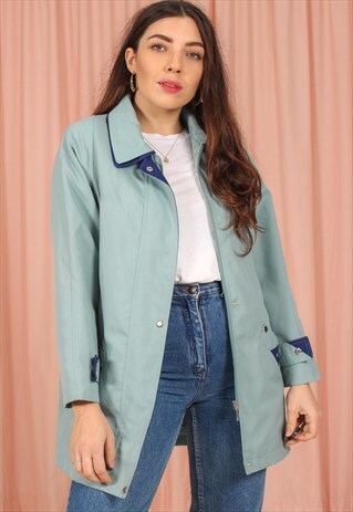 VINTAGE 80S COAT IN BLUE