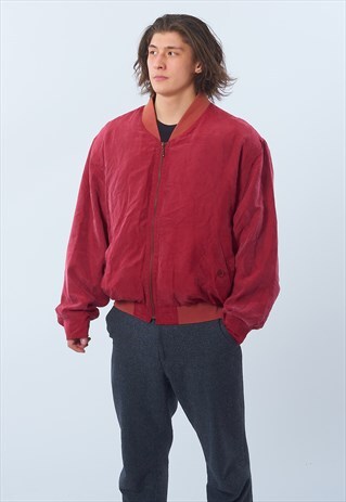 VINTAGE DHAGA 1980'S SILK BOMBER JACKET