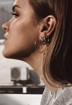 Nomad Hoops Silver, 50mm