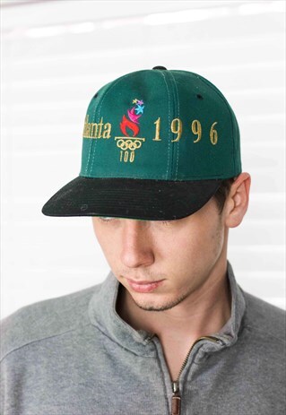 VINTAGE ATLANTA OLYMPIC 1996 CAP LOGO 90S ONE SIZE 2.8
