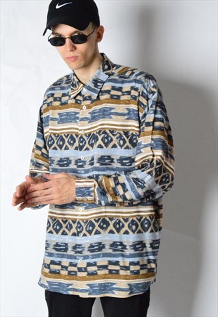 VINTAGE 90S AZTEC LONG SLEEVE SHIRT