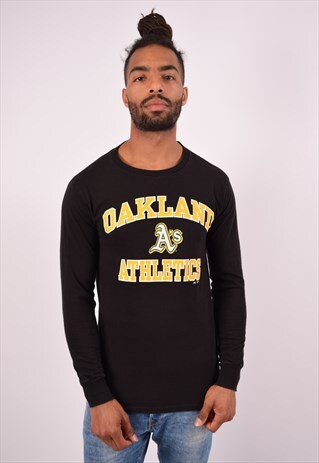 VINTAGE MAJESTIC TOP LONG SLEEVE BLACK