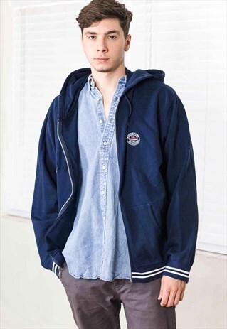 VINTAGE RALPH LAUREN HOODIE JACKET LOGO 90S XL 30.0