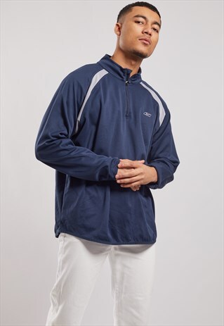 VINTAGE REEBOK 1/4 ZIP SPORTS SWEATSHIRT