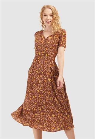 DAISY GRANNY FLORAL MAXI DRESS