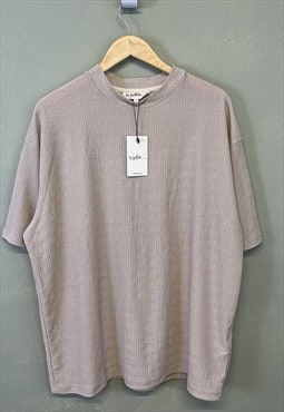 By Jake Hall T Shirt Beige New With Tags 