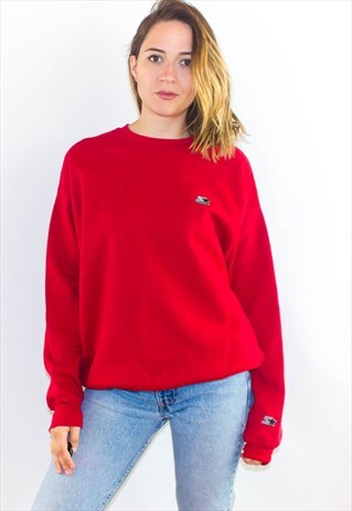 VINTAGE RED STARTER SWEATSHIRT
