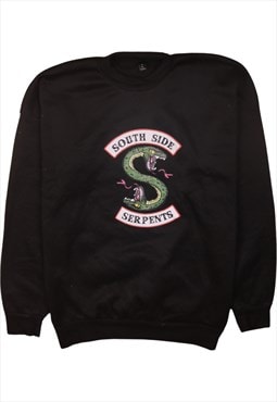 Vintage 90's Active Sweatshirt Southside Serpents Turtle