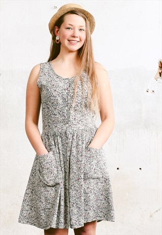 VINTAGE 90S SLEEVELESS SUMMER DRESS